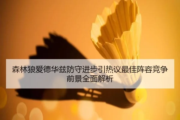 森林狼爱德华兹防守进步引热议最佳阵容竞争前景全面解析